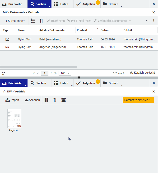4 Indxieren mit Drag and Drop